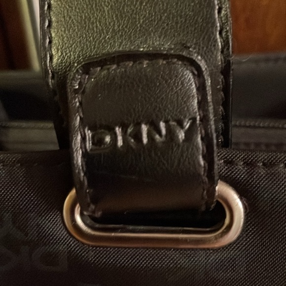DKNY black tote. - Picture 4 of 10